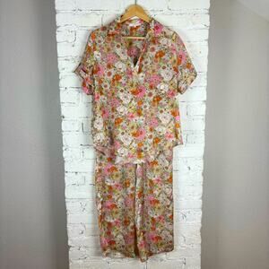 Olivacious Floral Pajama Pants Set